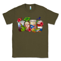 Army Green puerto rico coffee cups Classic Tee - texasbilliewilder