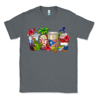 Charcoal Heather puerto rico coffee cups Classic Tee - texasbilliewilder