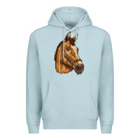 Blue Mist horse Premium Hoodie - BarkalooDesign