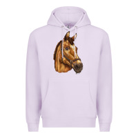 Lilac horse Premium Hoodie - BarkalooDesign