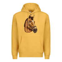 Mustard horse Premium Hoodie - BarkalooDesign