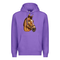 Purple horse Premium Hoodie - BarkalooDesign