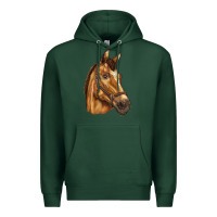 Sports Green horse Premium Hoodie - BarkalooDesign