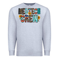 Heather Grey medtech crew Premium Sweatshirt - RacoonDesign