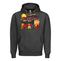Charcoal Heather somebody's loud mouth softball mama Zipper Hoodie - Zillion Design Studio