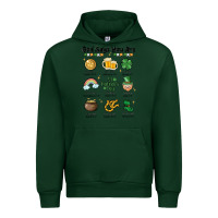 Forest Green god says you are st patrick's day Urban Hoodie - MaliasSmallBusiness