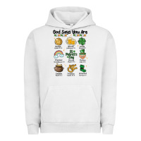Pigment Lunar Rock god says you are st patrick's day Urban Hoodie - MaliasSmallBusiness