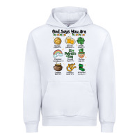 White god says you are st patrick's day Urban Hoodie - MaliasSmallBusiness