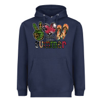 Navy peace love summer Heavyweight Hoodie - SublimationCraftShop