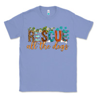 Colony Blue rescue all the dogs Classic Tee - texasbilliewilder