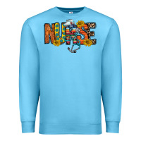 Ocean Blue nurse western Premium Sweatshirt - RacoonDesign