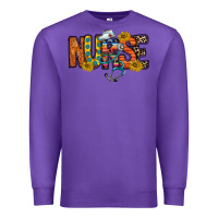 Purple nurse western Premium Sweatshirt - RacoonDesign