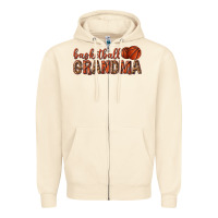 Sandshell basketball grandma with leopard Zipper Hoodie - texasbilliewilder