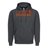 Smoke basketball grandma with leopard Zipper Hoodie - texasbilliewilder