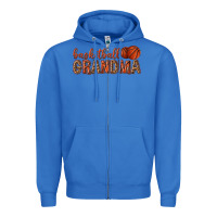 True Royal basketball grandma with leopard Zipper Hoodie - texasbilliewilder