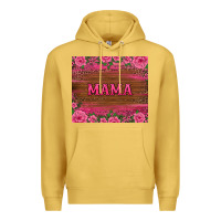 Antique Gold floral leopard mama tumbler Premium Hoodie - BarkalooDesign