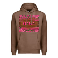 Chestnut floral leopard mama tumbler Premium Hoodie - BarkalooDesign