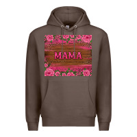 Coffee floral leopard mama tumbler Premium Hoodie - BarkalooDesign