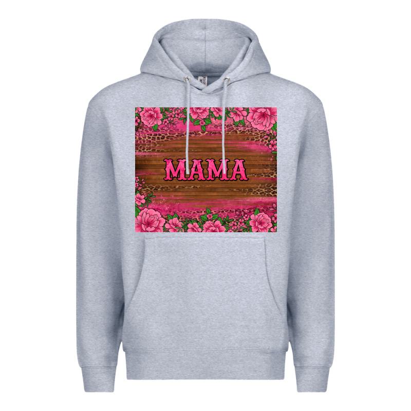 Floral Leopard Mama Tumbler Premium Hoodie by BarkalooDesign | Teevron