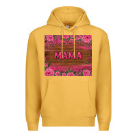 Mustard floral leopard mama tumbler Premium Hoodie - BarkalooDesign