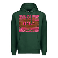 Sports Green floral leopard mama tumbler Premium Hoodie - BarkalooDesign