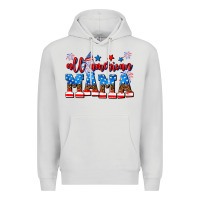 Dove Grey all american mama Premium Hoodie - AdoDesignShop