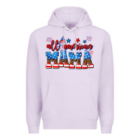 Lilac all american mama Premium Hoodie - AdoDesignShop