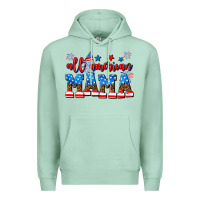 Seafoam all american mama Premium Hoodie - AdoDesignShop