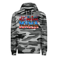 Slate Camo all american mama Premium Hoodie - AdoDesignShop