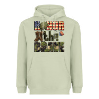 Matcha Honor the brave 4th of july Heavyweight Hoodie - CowGirlArtShop