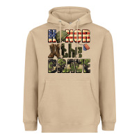 Mushroom Honor the brave 4th of july Heavyweight Hoodie - CowGirlArtShop