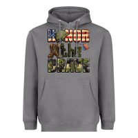 Honor The Brave 4th Of July Heavyweight Hoodie | Teevron