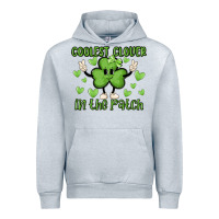 Heather Grey coolest clover to pinch Urban Hoodie - MaliasSmallBusiness