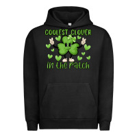 Pigment Black coolest clover to pinch Urban Hoodie - MaliasSmallBusiness