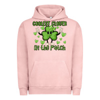 Pigment Salmon coolest clover to pinch Urban Hoodie - MaliasSmallBusiness
