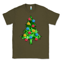 Army Green sequin's christmas tree Classic Tee - Zillion Design Studio
