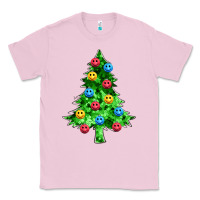 Bubblegum Pink sequin's christmas tree Classic Tee - Zillion Design Studio