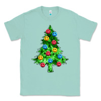 Seafoam sequin's christmas tree Classic Tee - Zillion Design Studio