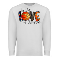 Dove Grey for the love of the game basketball Premium Sweatshirt - CowhideDigitalArt