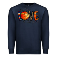 Navy for the love of the game basketball Premium Sweatshirt - CowhideDigitalArt