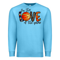 Ocean Blue for the love of the game basketball Premium Sweatshirt - CowhideDigitalArt