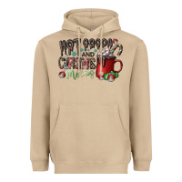 Mushroom hot cocoa and christmas movies Heavyweight Hoodie - CowhideDigitalArt