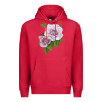 Cardinal Silver Lining Rose Premium Hoodie - LillyAllenDesigns