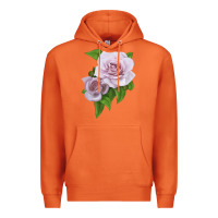 Carrot Silver Lining Rose Premium Hoodie - LillyAllenDesigns