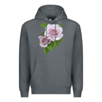Rock Silver Lining Rose Premium Hoodie - LillyAllenDesigns