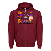 Burgundy somebody's loud mouth basketball mama Zipper Hoodie - Zillion Design Studio