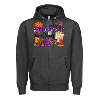 Charcoal Heather somebody's loud mouth basketball mama Zipper Hoodie - Zillion Design Studio