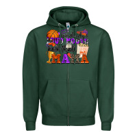 Sports Green somebody's loud mouth basketball mama Zipper Hoodie - Zillion Design Studio