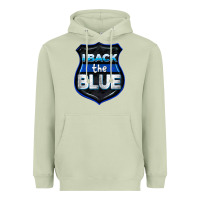 Matcha I back the blue 4th of July Heavyweight Hoodie - CowGirlArtShop