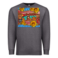 Charcoal Heather american flag firefighter wife Premium Sweatshirt - HRA Design Shop